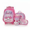 Genius Kids 4pc Set with Trolley — Bunny Pink — 14 inch