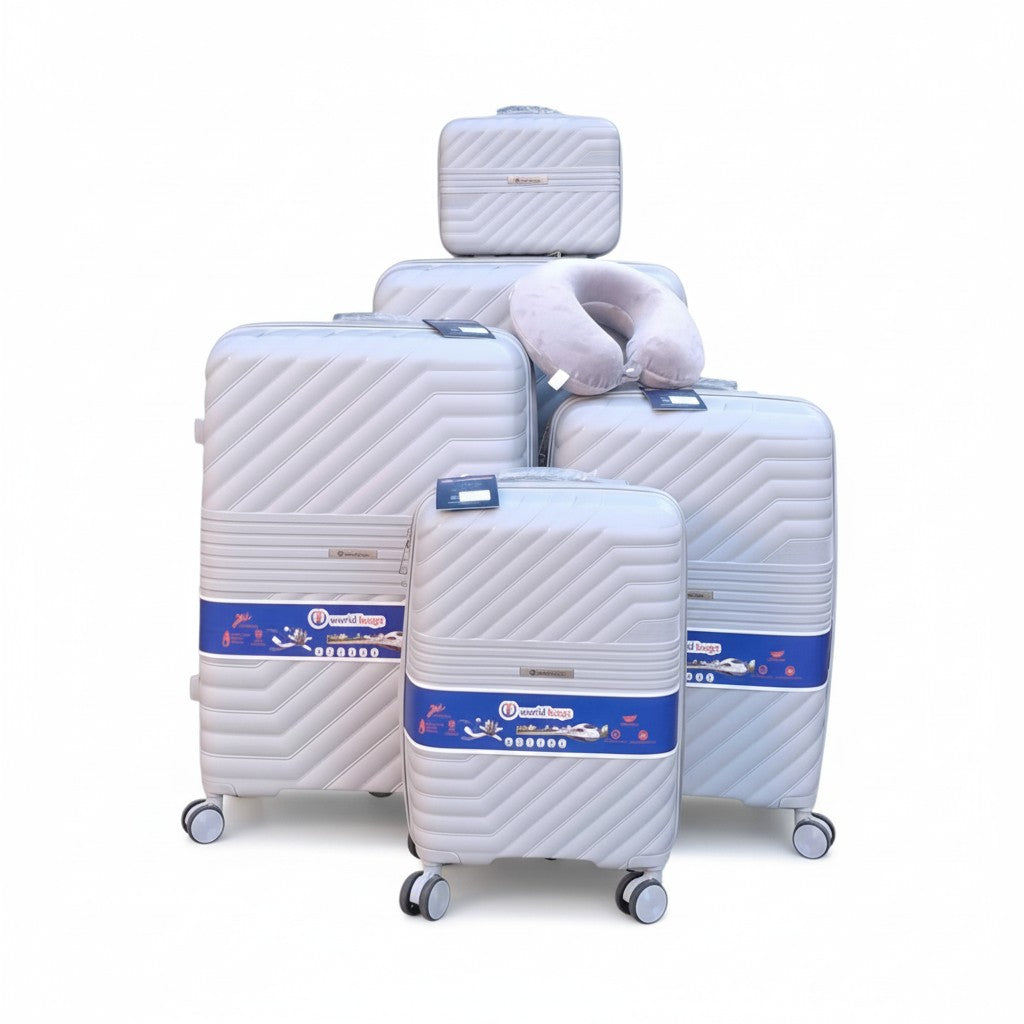 World Bags Unbreakable — 6pcs set — Light Grey