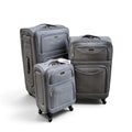 EVA Soft Luggage Set - Grey, 3 Pieces