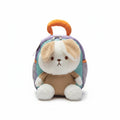 Kids Fluffy Backpack — Lilac Puppy