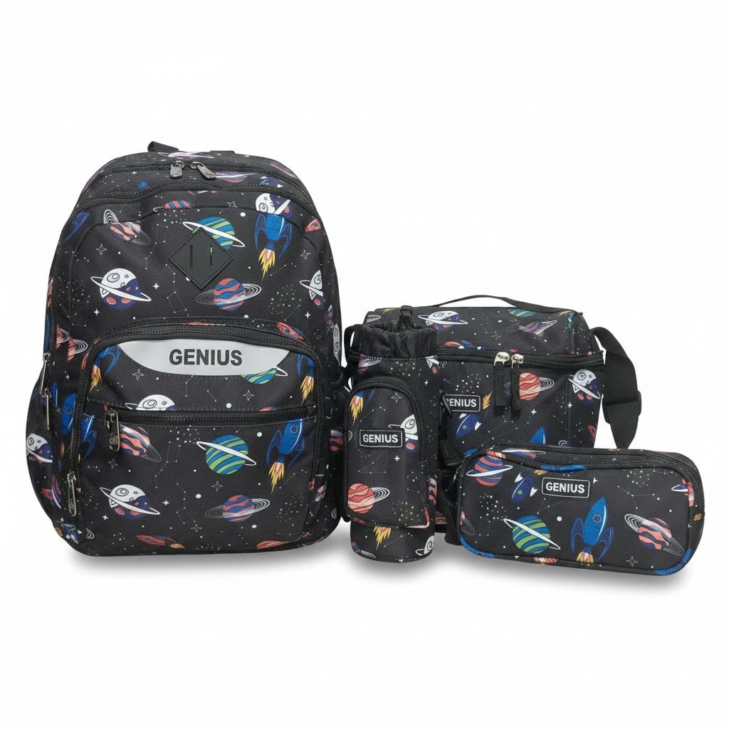Genius Teen 4pc School Set — Galaxy Space — 16 inch